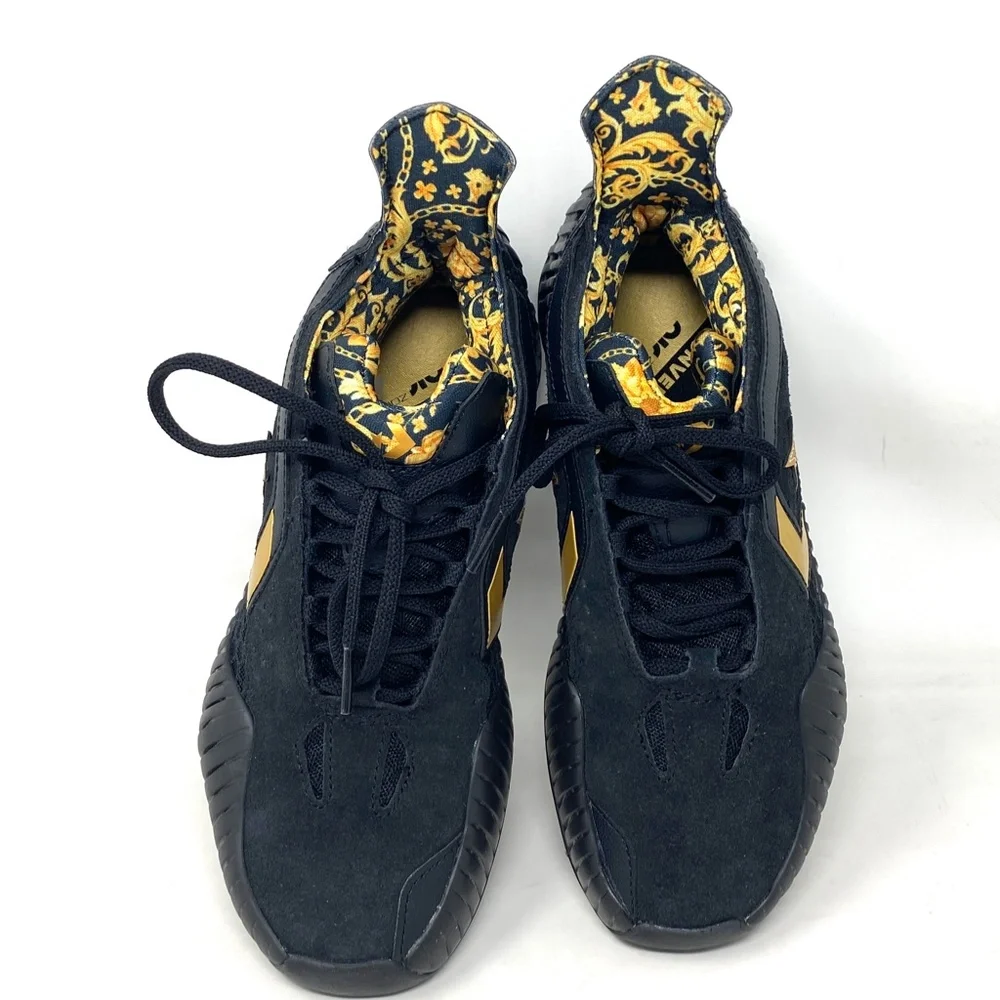 Converse BB Prototype CX Gold Black Mesh Women's Mid Basketball Sneakers A02515C - Picture 5 of 11